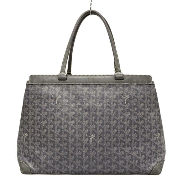 38097831 3 Goyard Belle Chasse PM Tote Bag Gray Leather