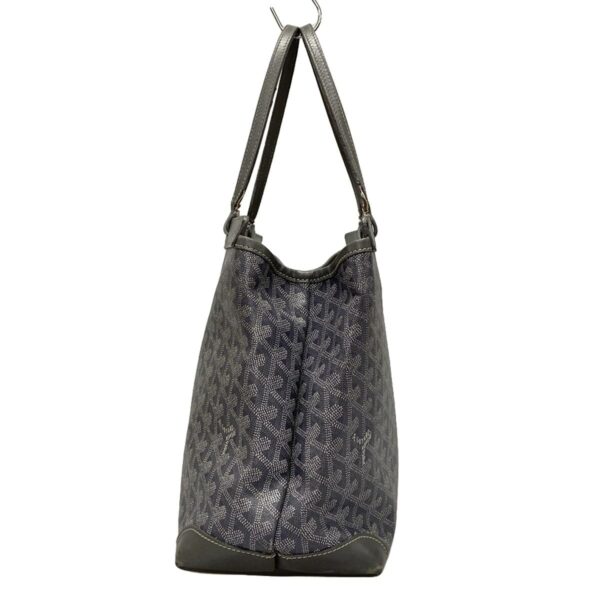 38097831 4 Goyard Belle Chasse PM Tote Bag Gray Leather