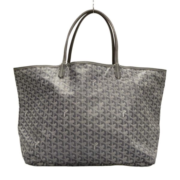 38097833 3 Goyard Saint Louis GM Tote Bag Gray Leather