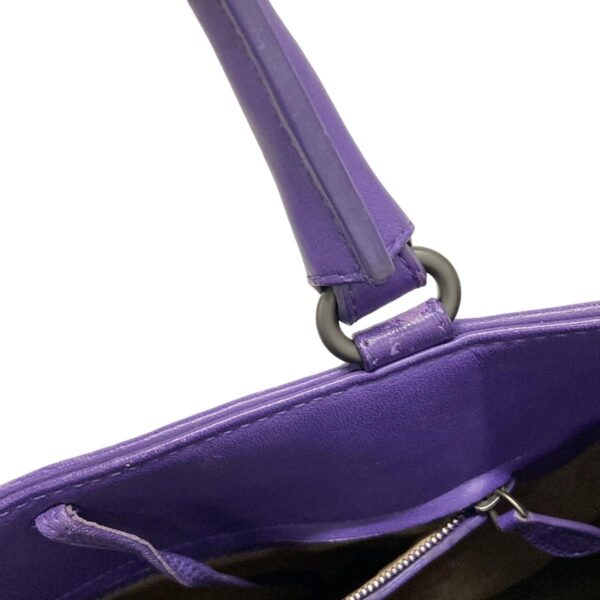 38150716 15 Bottega Veneta Intrecciato Tote Bag Leather Purple