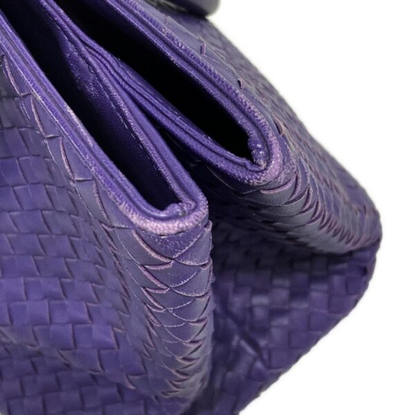 38150716 18 Bottega Veneta Intrecciato Tote Bag Leather Purple