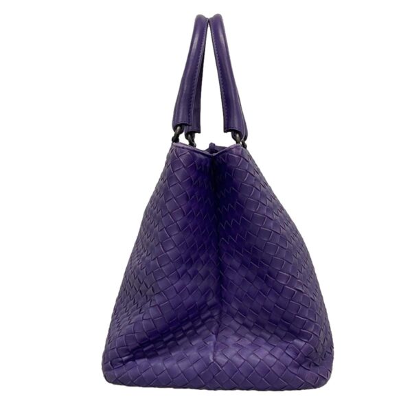 38150716 2 Bottega Veneta Intrecciato Tote Bag Leather Purple