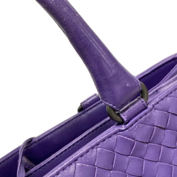 38150716 20 Bottega Veneta Intrecciato Tote Bag Leather Purple