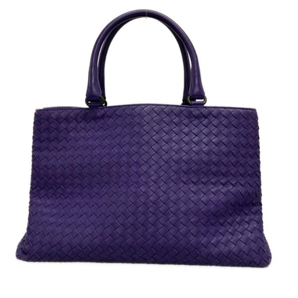 38150716 3 Bottega Veneta Intrecciato Tote Bag Leather Purple