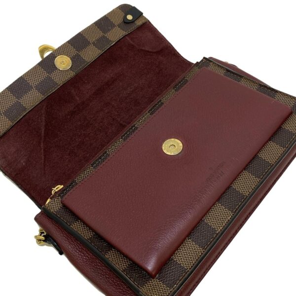 38150766 3 Louis Vuitton Portefeuil Vavant Chain Wallet Bordeaux