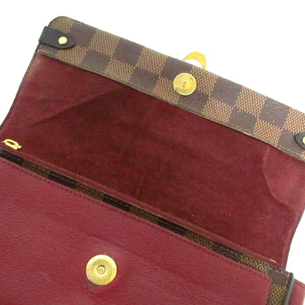 38150766 7 Louis Vuitton Portefeuil Vavant Chain Wallet Bordeaux