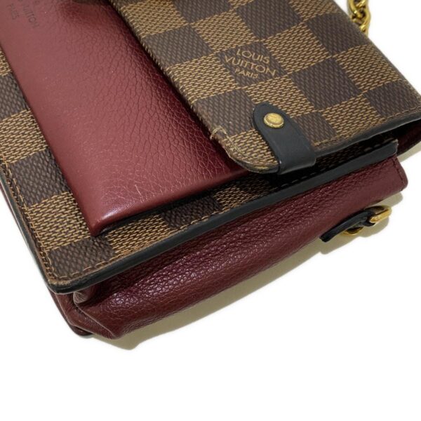 38150766 9 Louis Vuitton Portefeuil Vavant Chain Wallet Bordeaux