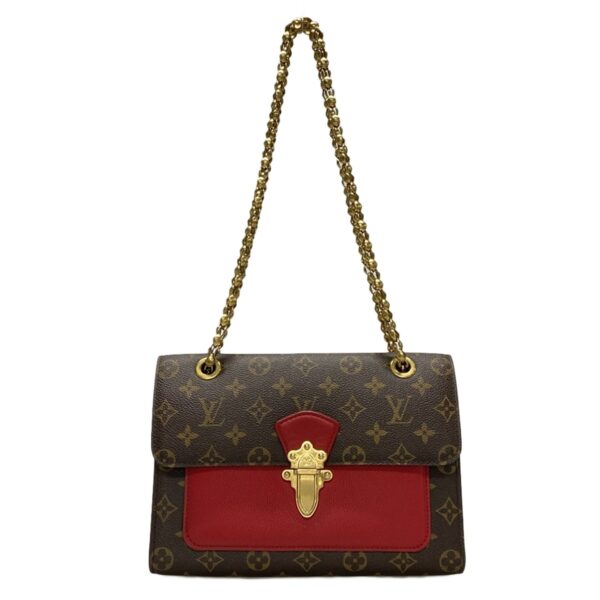 38151926 1 Louis Vuitton Victoire Shoulder Bag Leather Sleaze