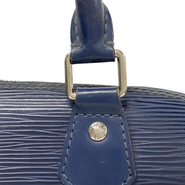 38151967 15 Louis Vuitton Alma PM Handbag Leather Andigo Blue