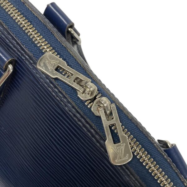 38151967 17 Louis Vuitton Alma PM Handbag Leather Andigo Blue