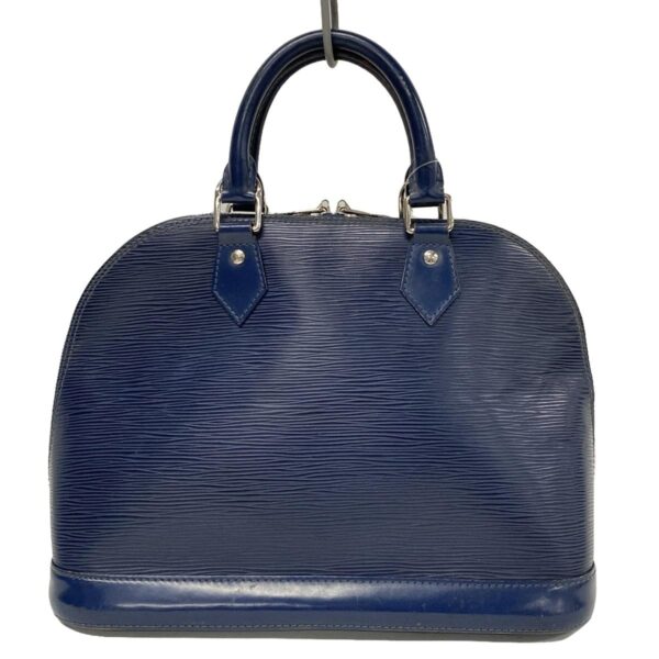 38151967 3 Louis Vuitton Alma PM Handbag Leather Andigo Blue