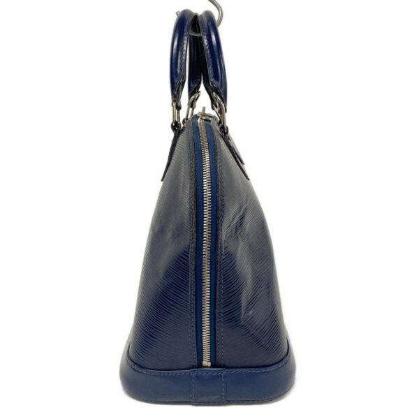 38151967 4 Louis Vuitton Alma PM Handbag Leather Andigo Blue