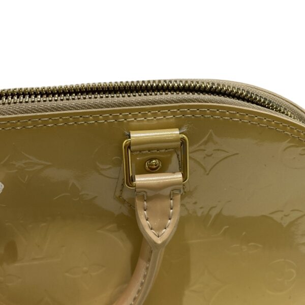 38153921 15 Louis Vuitton Alma PM Handbag Patent Leather Dune