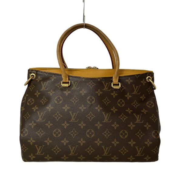 38156666 3 Louis Vuitton Pallas Handbag Monogram Saffron