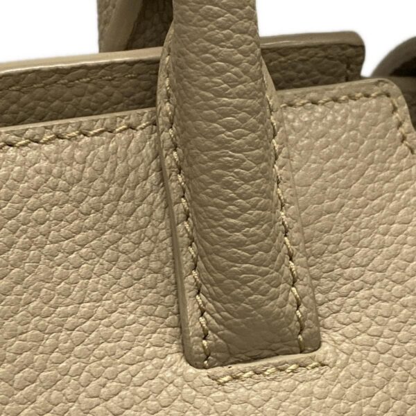 38223108 16 Saint Laurent Baby Tote Downtown Handbag Leather Beige