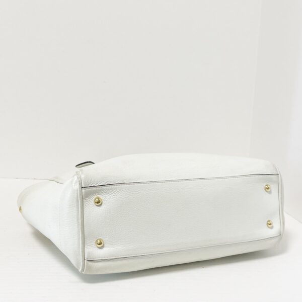 38250113 4 Loewe Heritage Tote Bag Leather White