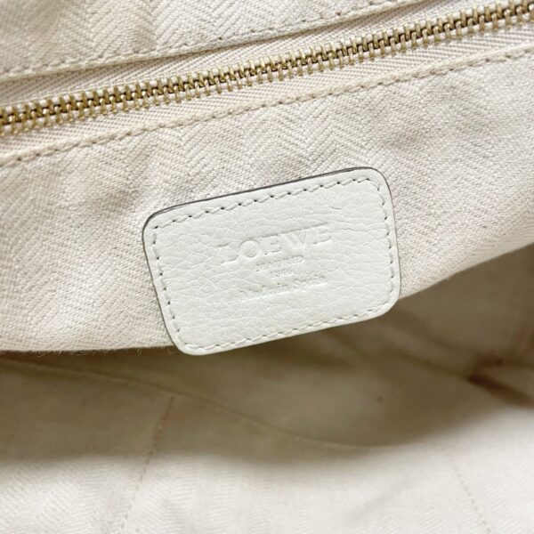 38250113 8 Loewe Heritage Tote Bag Leather White