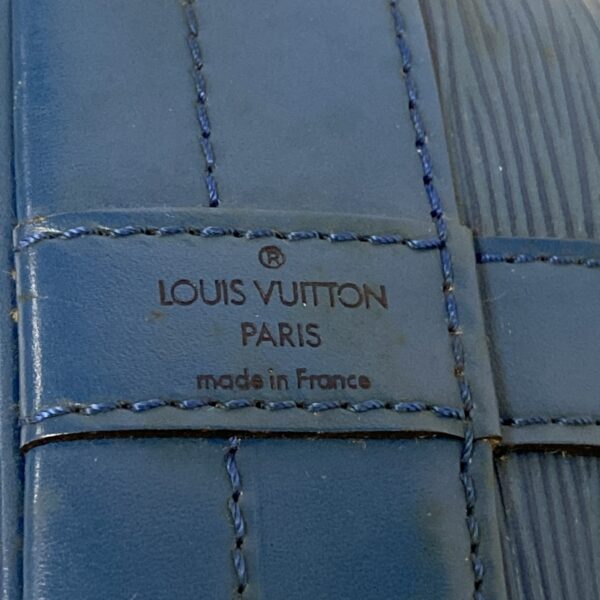 38451142 11 Louis Vuitton Noe Shoulder Bag Leather Toledo Blue