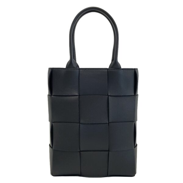 38451504 3 Bottega Veneta Mini Cassette Tote Bag Leather Black