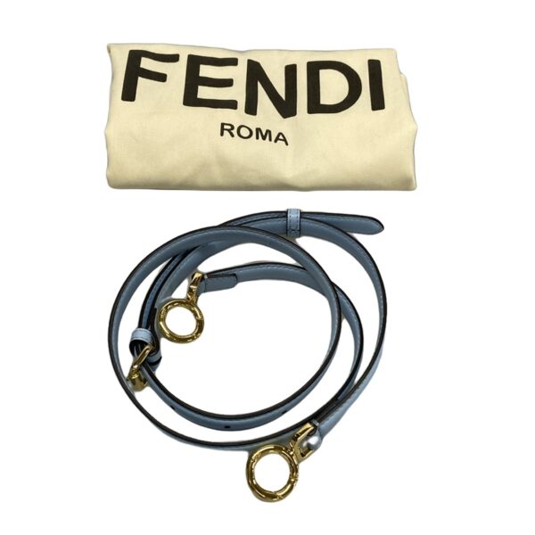 38451549 11 Fendi Peekaboo Isee You Petit Handbag Leather Blue