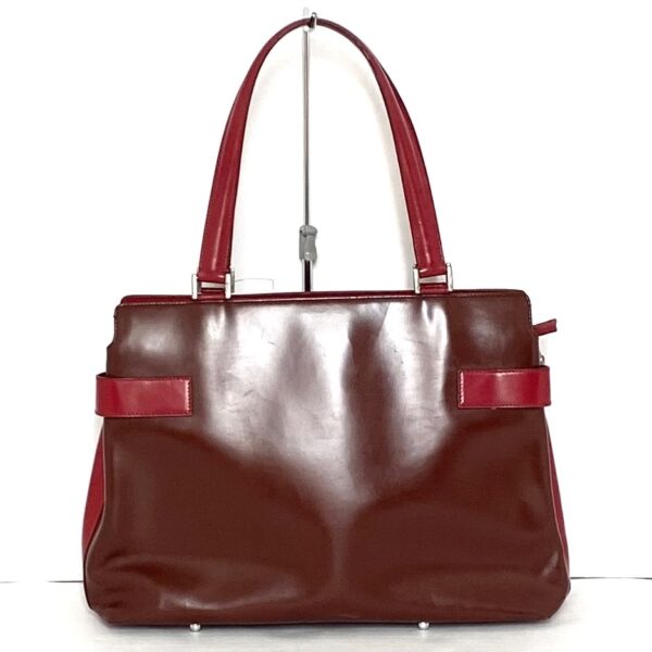 38451596 3 Salvatore Ferragamo Gancini Handbag Leather Red