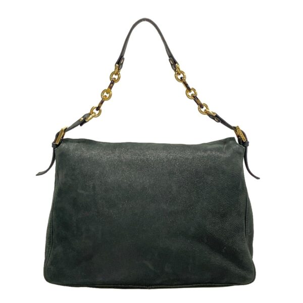 38451907 3 Fendi Big Mamma Shoulder Bag Chain Shoulder Leather Green