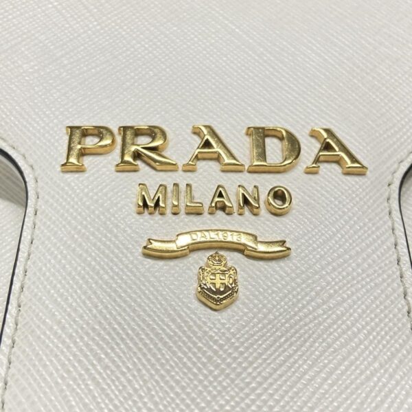 38452081 20 Prada Shoulder Bag Chain Shoulder Leather White