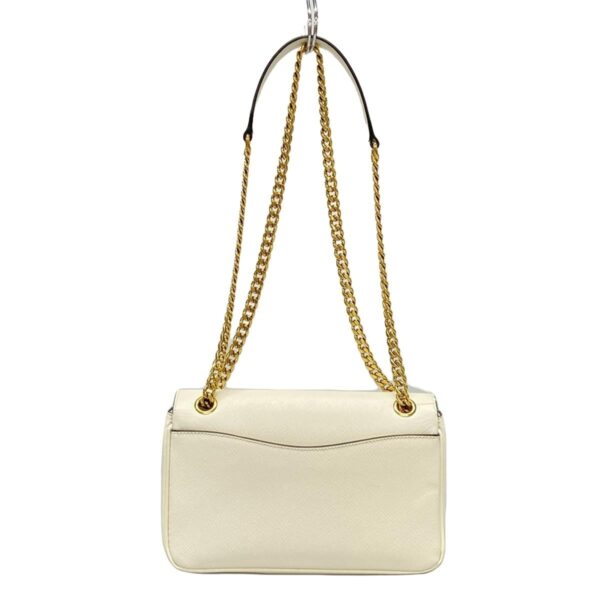 38452081 3 Prada Shoulder Bag Chain Shoulder Leather White