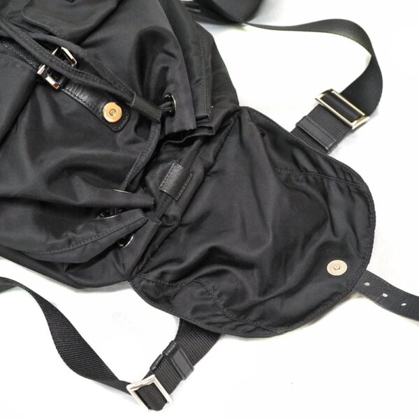 3967 10 Prada Backpack Rucksack Black