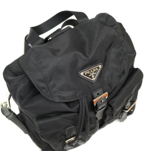 3967 5 Prada Backpack Rucksack Black