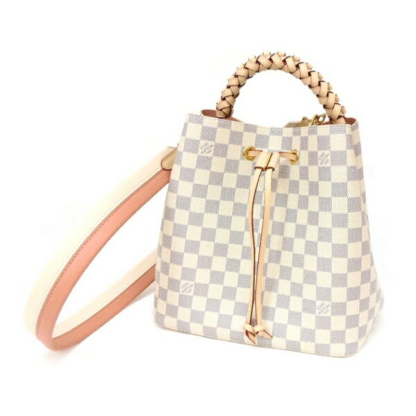 41451 1 Louis Vuitton Neonoe Shoulder Bag Damier Azur