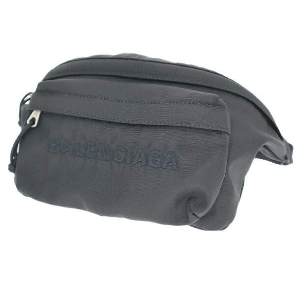 4369 1 Balenciaga Nylon Body Bag Black