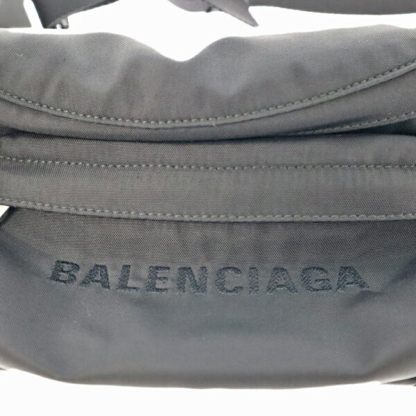 4369 12 Balenciaga Nylon Body Bag Black