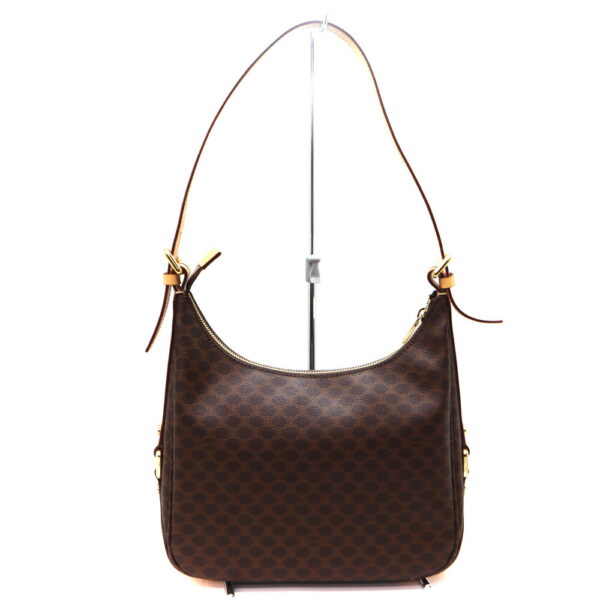 4434 2 Celine Shoulder Leather Bag Brown