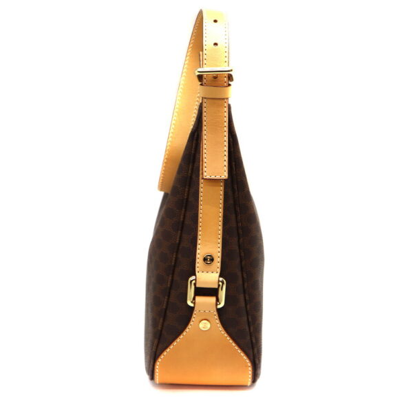 4434 3 Celine Shoulder Leather Bag Brown