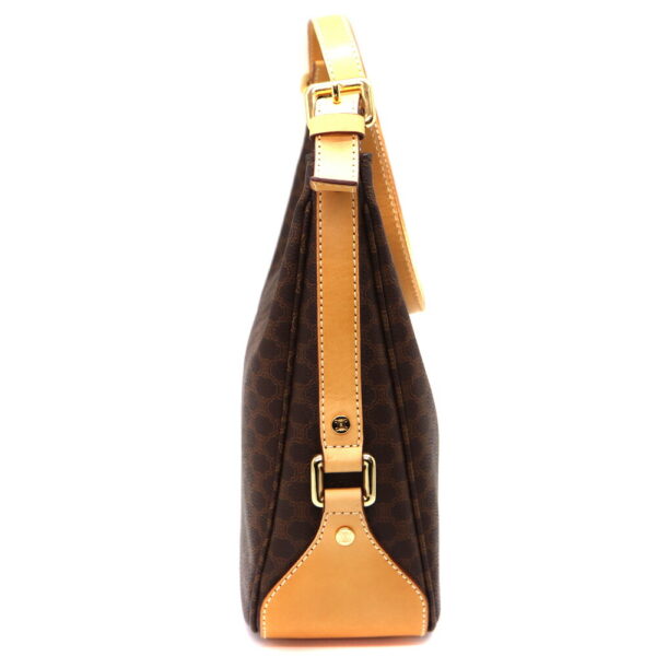 4434 4 Celine Shoulder Leather Bag Brown