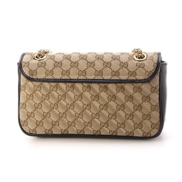 443497 hvkeg 977204 Gucci GG Marmont Leather Shoulder Bag Beige