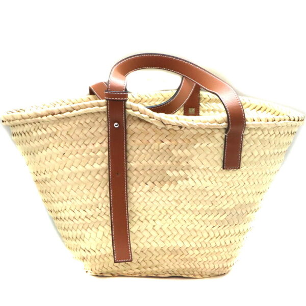 4479 2 Loewe Raffia Basket Straw Handbag