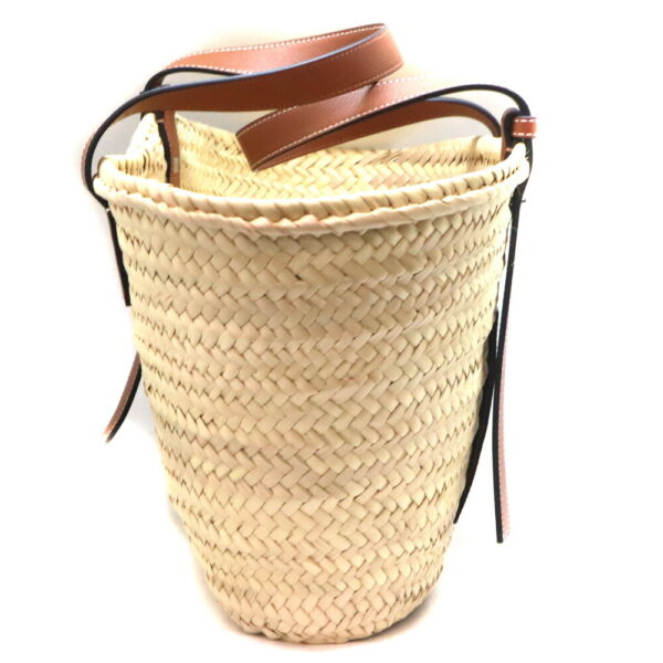 4479 3 Loewe Raffia Basket Straw Handbag