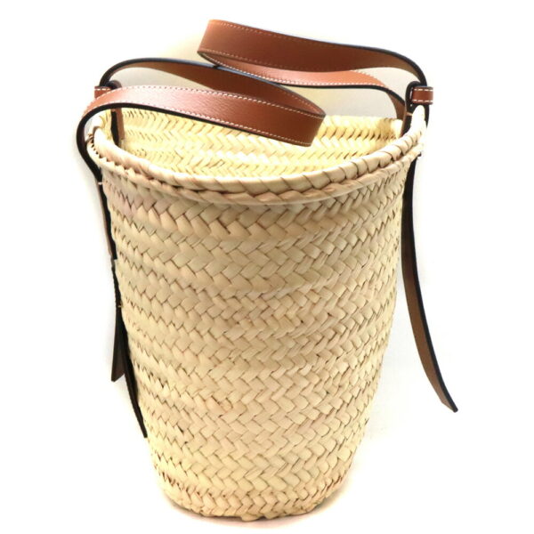 4479 4 Loewe Raffia Basket Straw Handbag