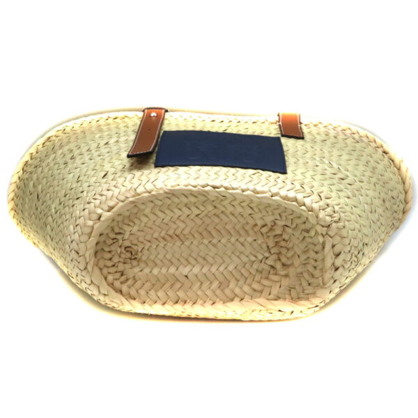 4479 5 Loewe Raffia Basket Straw Handbag