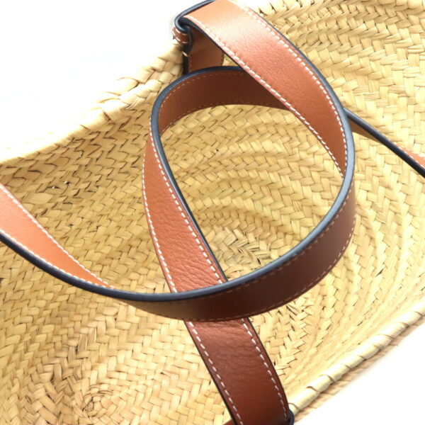 4479 8 Loewe Raffia Basket Straw Handbag