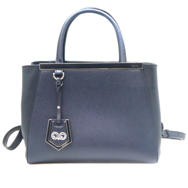 4497 1 Fendi Petit Toujours 2WAY Bag Navy