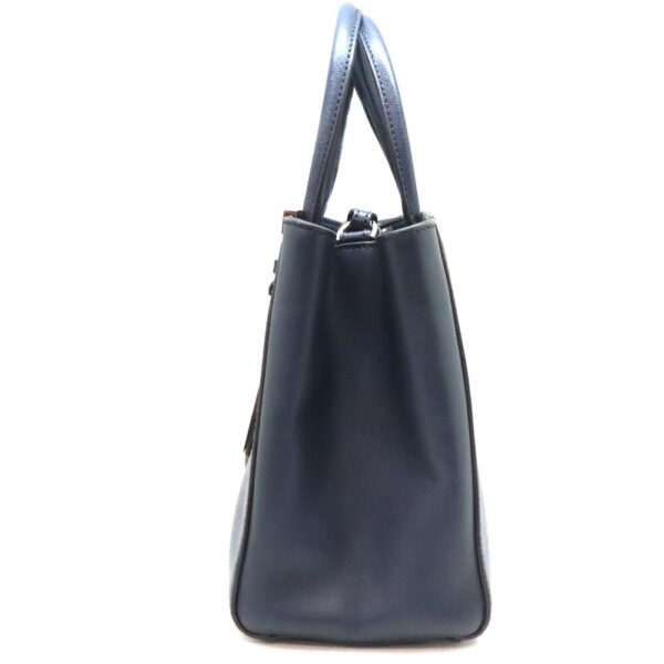 4497 3 Fendi Petit Toujours 2WAY Bag Navy