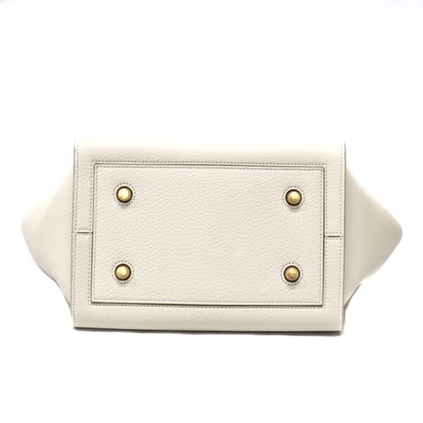 4582 4 Celine Thai Mini Handbag White