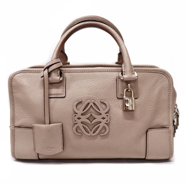 4668 1 Loewe Amazona 28 Handbag Beige