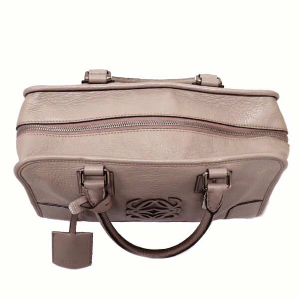 4668 7 Loewe Amazona 28 Handbag Beige