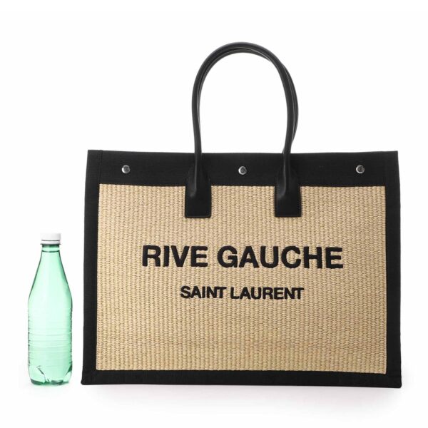 499290 2m21e 707003 Saint Laurent Rive Gauche Tote Bag Beige