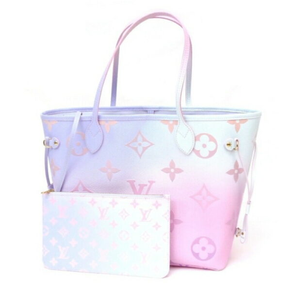 51351 1 Louis Vuitton Neverfull MM Tote Bag Monogram Sunrise Pastel