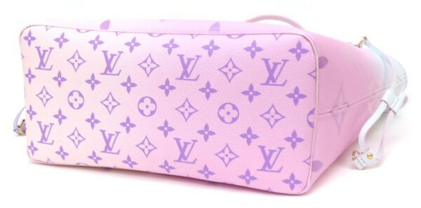 51351 3 Louis Vuitton Neverfull MM Tote Bag Monogram Sunrise Pastel